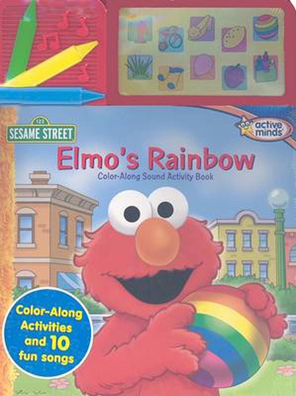 Elmo's Rainbow Color Along Sound Activity Book [With Soudboard