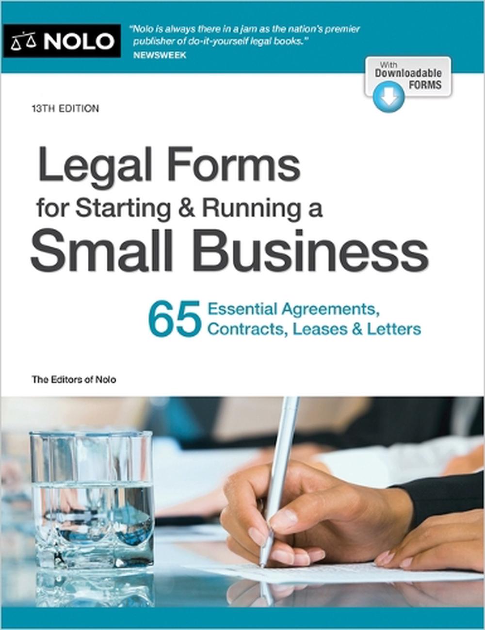 Legal Forms for Starting & Running a Small Business, 9781413331943