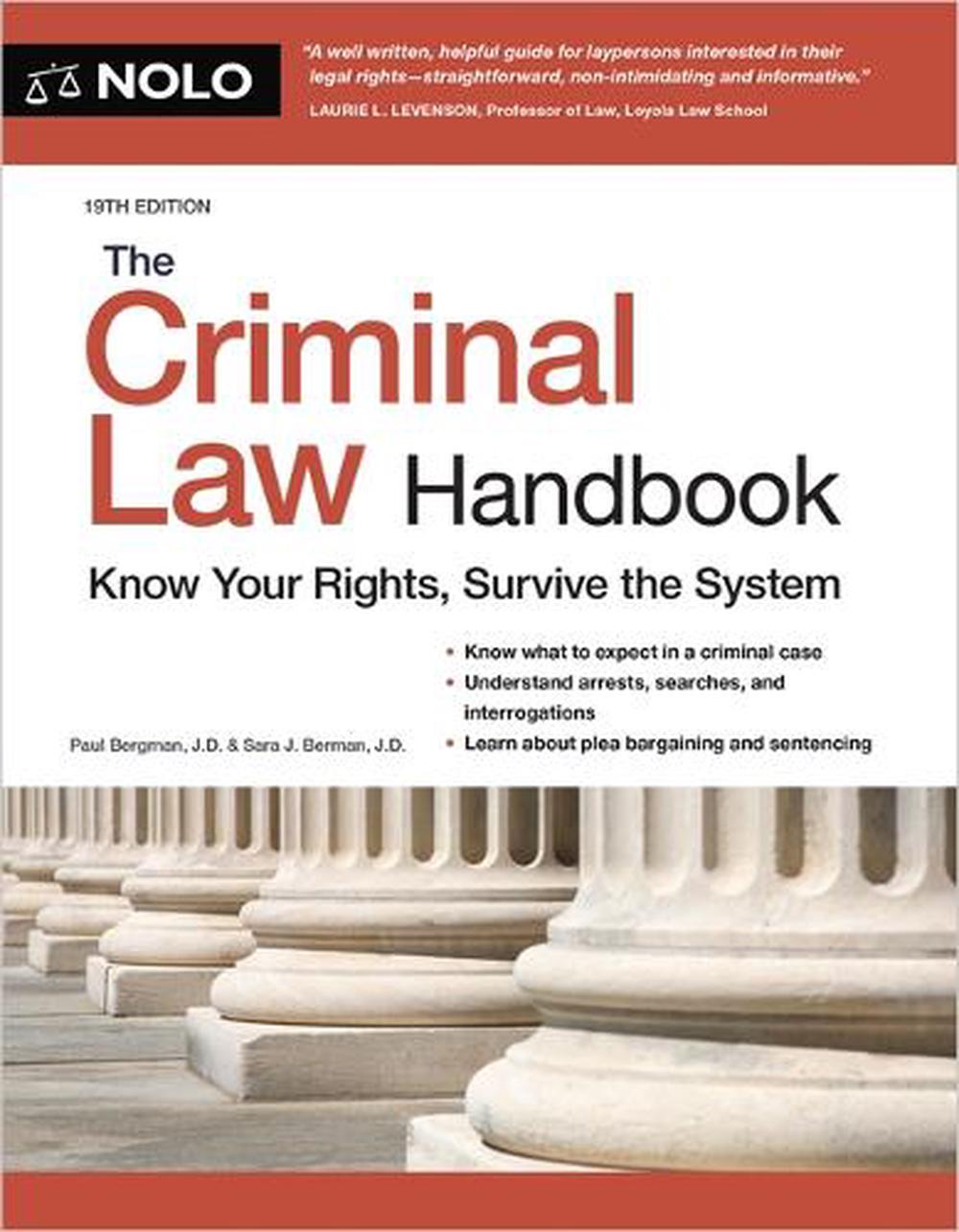 The Criminal Law Handbook, 9781413333176