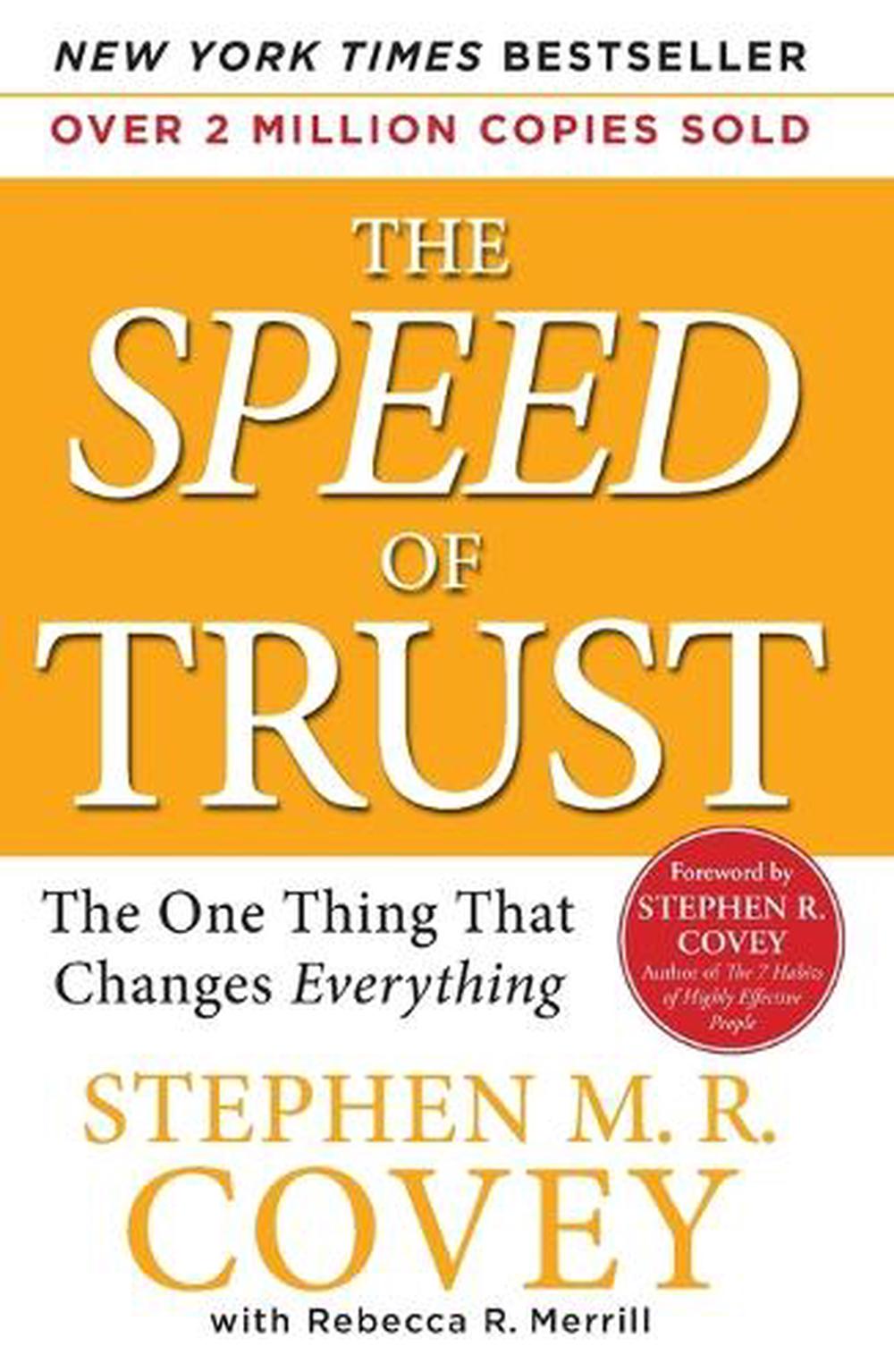Speed of Trust, 9781416549000