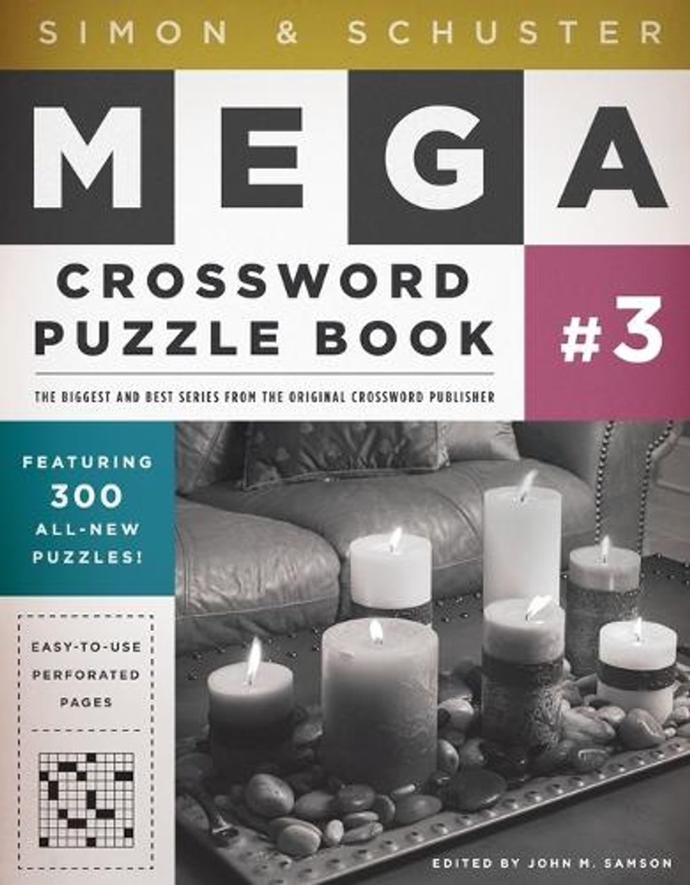 Simon & Schuster Mega Crossword Puzzle Book #3 by John M. Samson - ISBN: 9781416559092