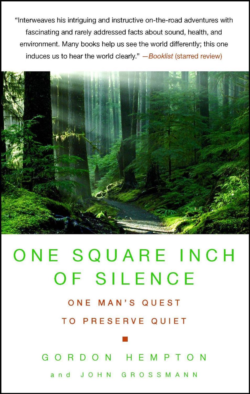 One Square Inch of Silence by Gordon Hempton - ISBN: 9781416559108
