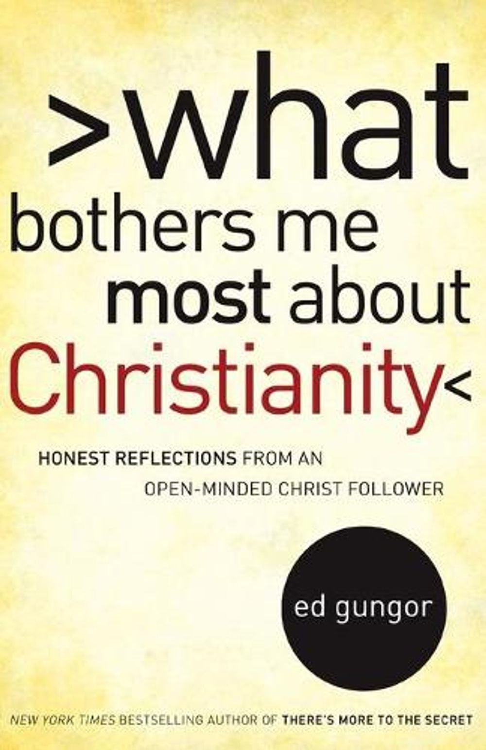 What Bothers Me Most about Christianity by Ed Gungor - ISBN: 9781416592556