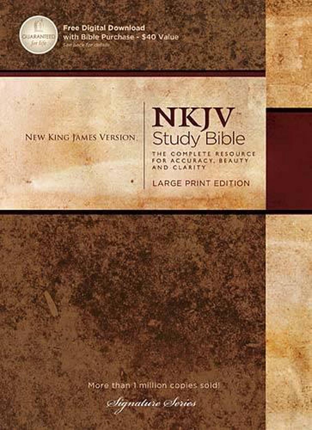 Study Bible-NKJV-Large Print By Thomas Nelson, Hardcover, 9781418549961 ...