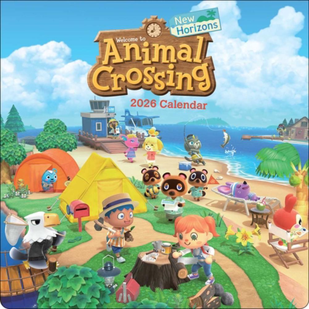 Animal Crossing: New Horizons 2026 Wall Calendar, 9781419783500