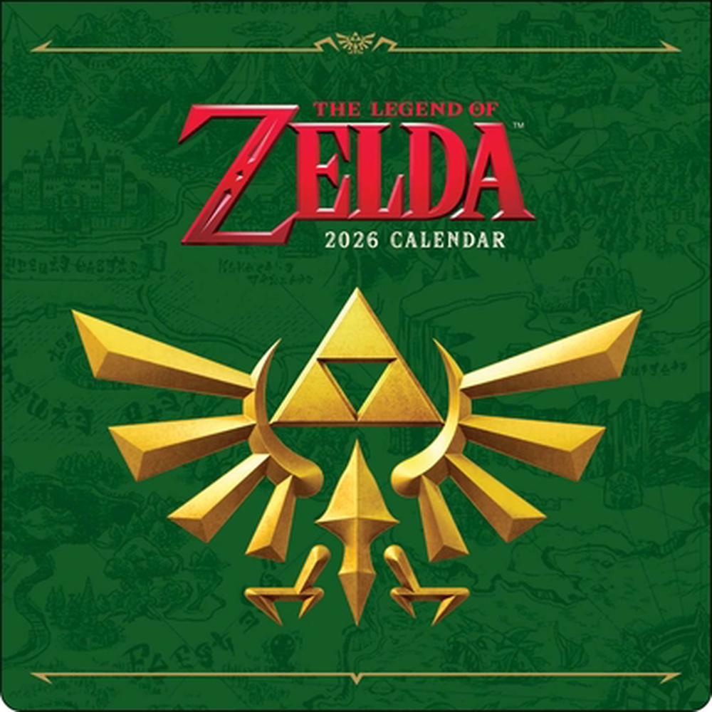 Legend of Zelda 2026 Wall Calendar, 9781419783524