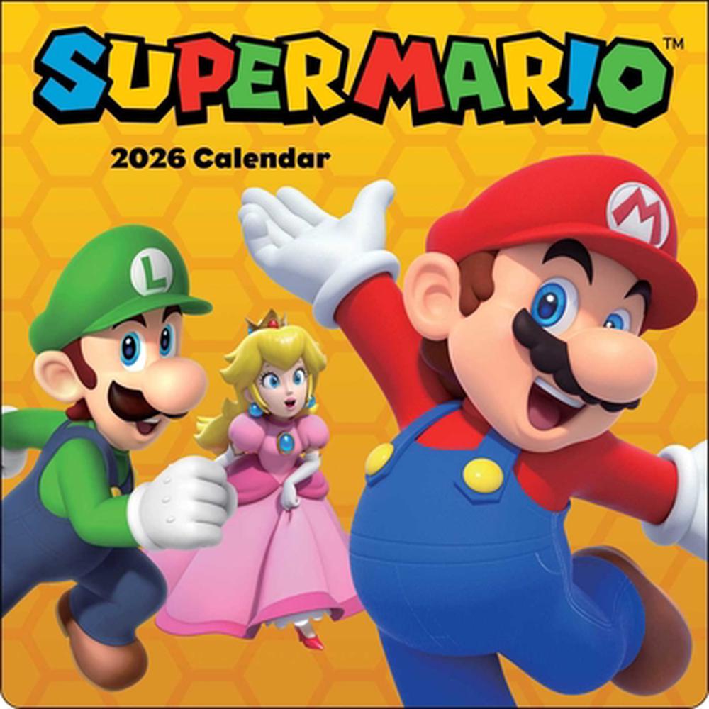 Super Mario 2026 Wall Calendar, 9781419783531