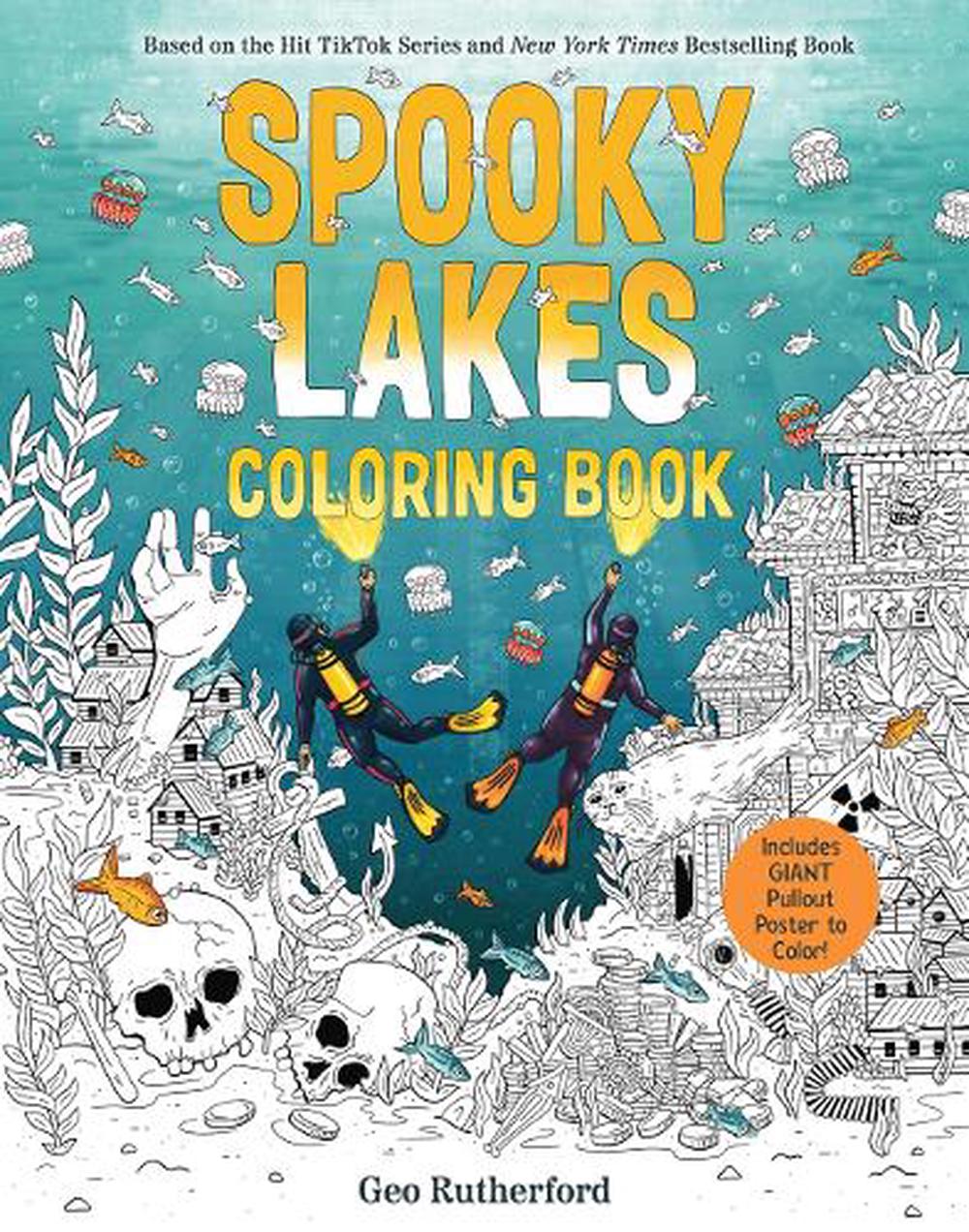 Spooky Lakes Coloring Book, 9781419784101
