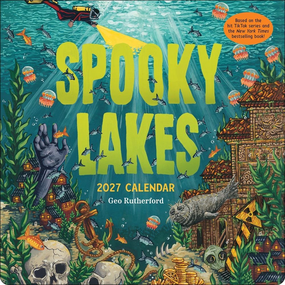 Spooky Lakes 2027 Wall Calendar by Geo Rutherford - ISBN: 9781419784910