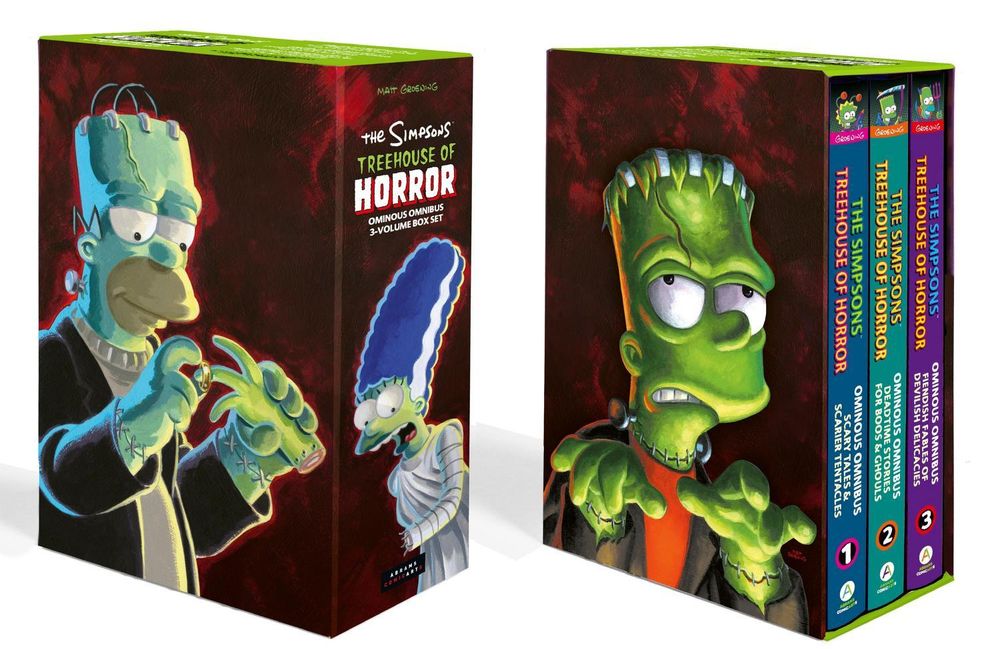 The Simpsons Treehouse of Horror Ominous Omnibus 3-Volume Box Set by Matt Groening - ISBN: 9781419793967