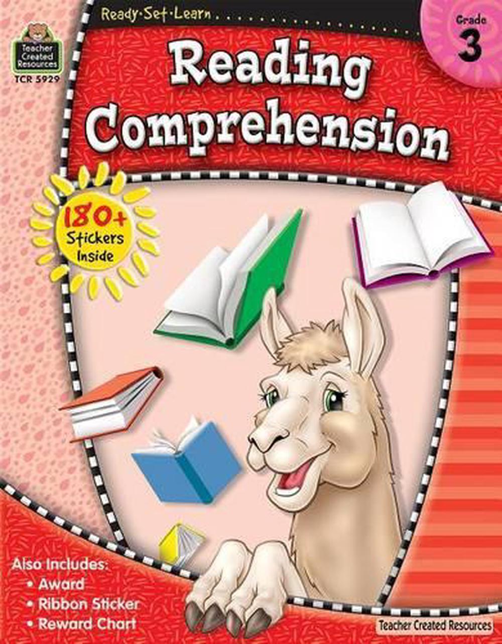 Reading Comprehension, Grade 3 [With 180+ Stickers] by Teacher Created ...