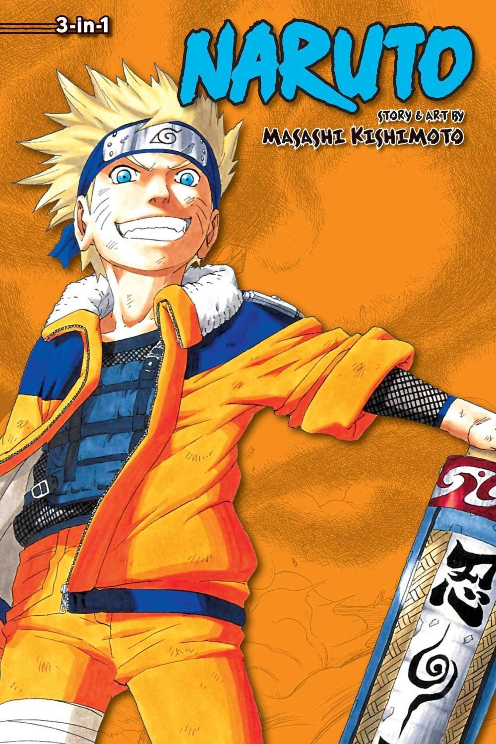 Naruto (3-in-1 Edition), Vol. 4 by Masashi Kishimoto - ISBN: 9781421554884