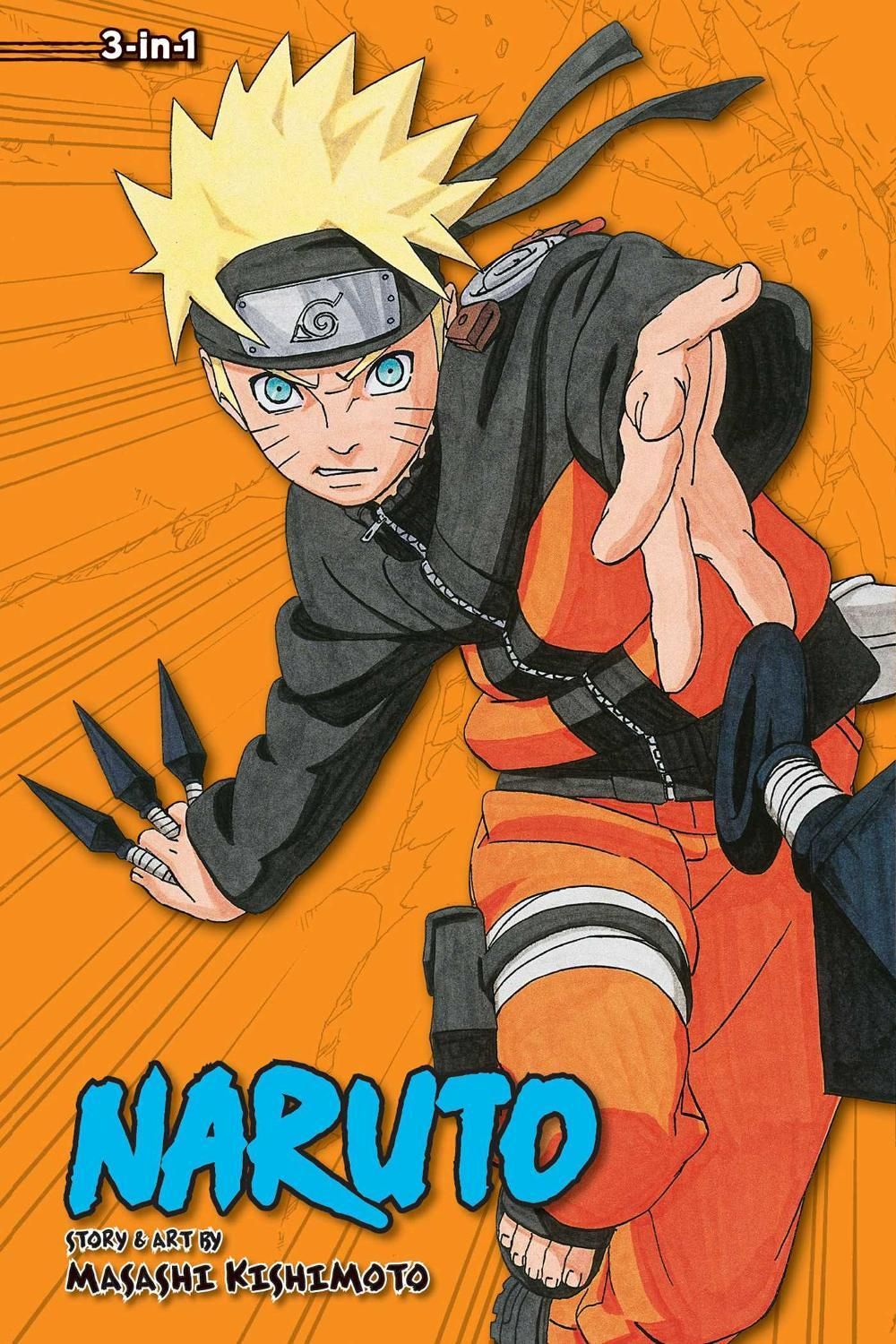 Naruto (3-in-1 Edition), Vol. 10 by Masashi Kishimoto - ISBN: 9781421564746