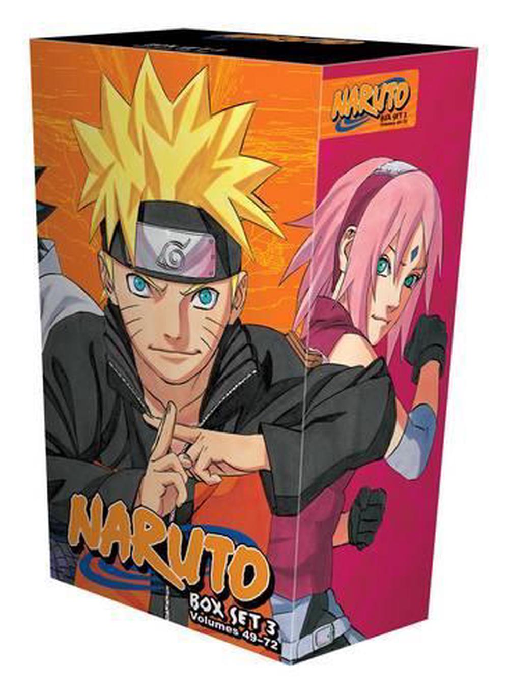 Naruto Box Set 3: Volumes 49-72 with Premium by Masashi Kishimoto