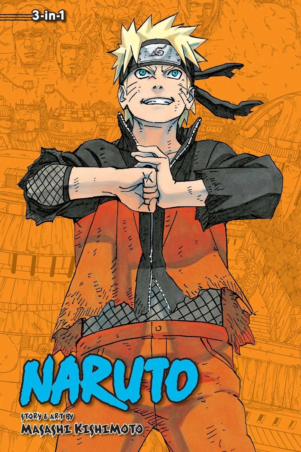 Naruto (3-in-1 Edition), Vol. 22 by Masashi Kishimoto - ISBN: 9781421597058
