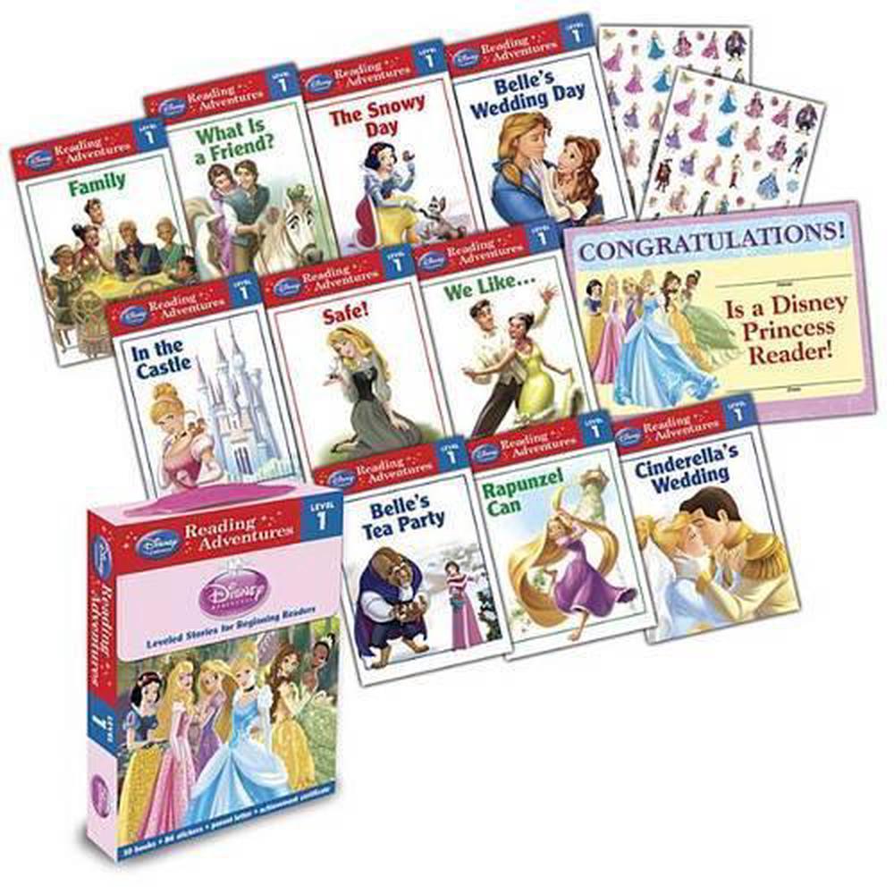 Disney Princess: Reading Adventures Disney Princess Level 1 Boxed Set ...