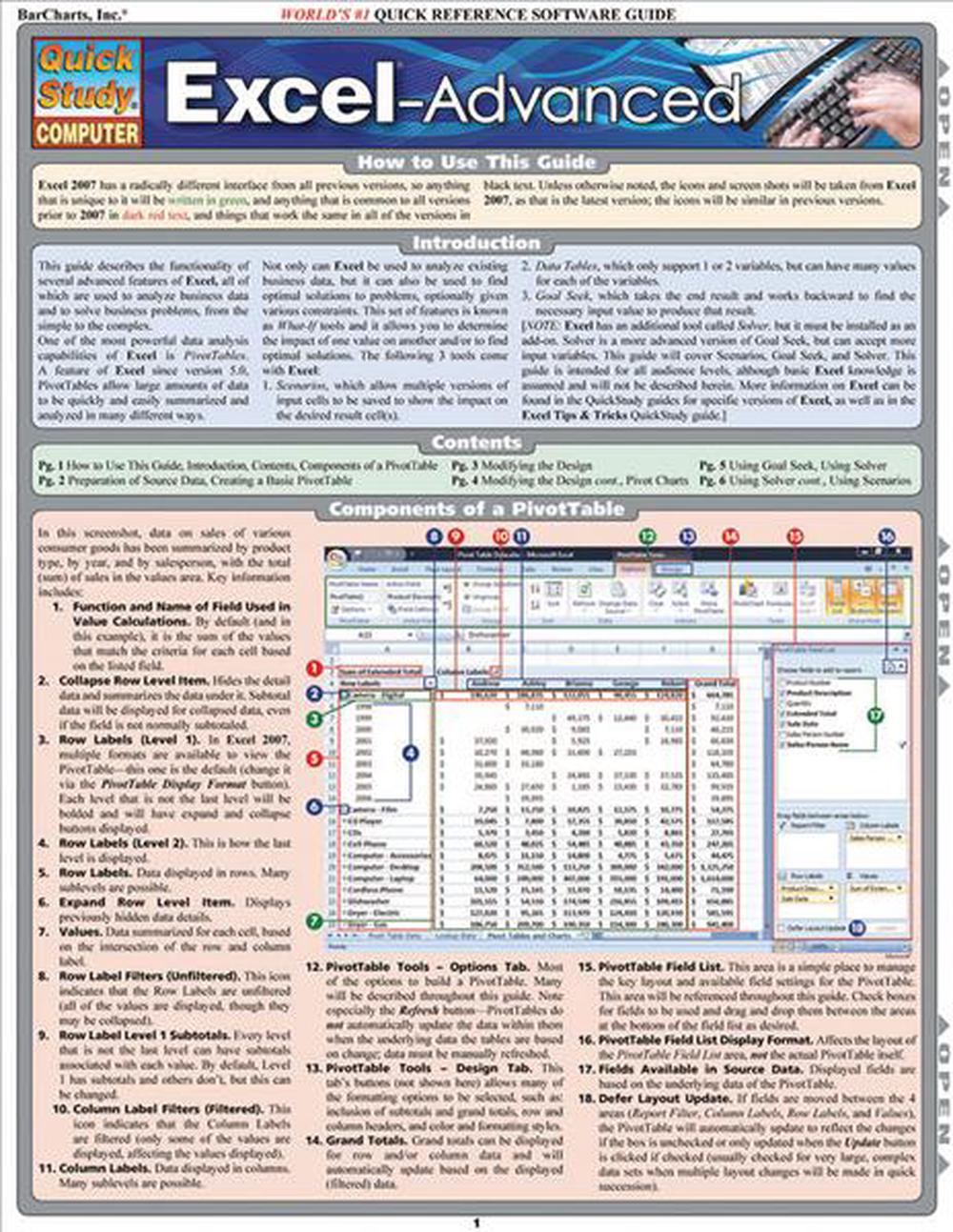 Excel Advanced, 9781423208624