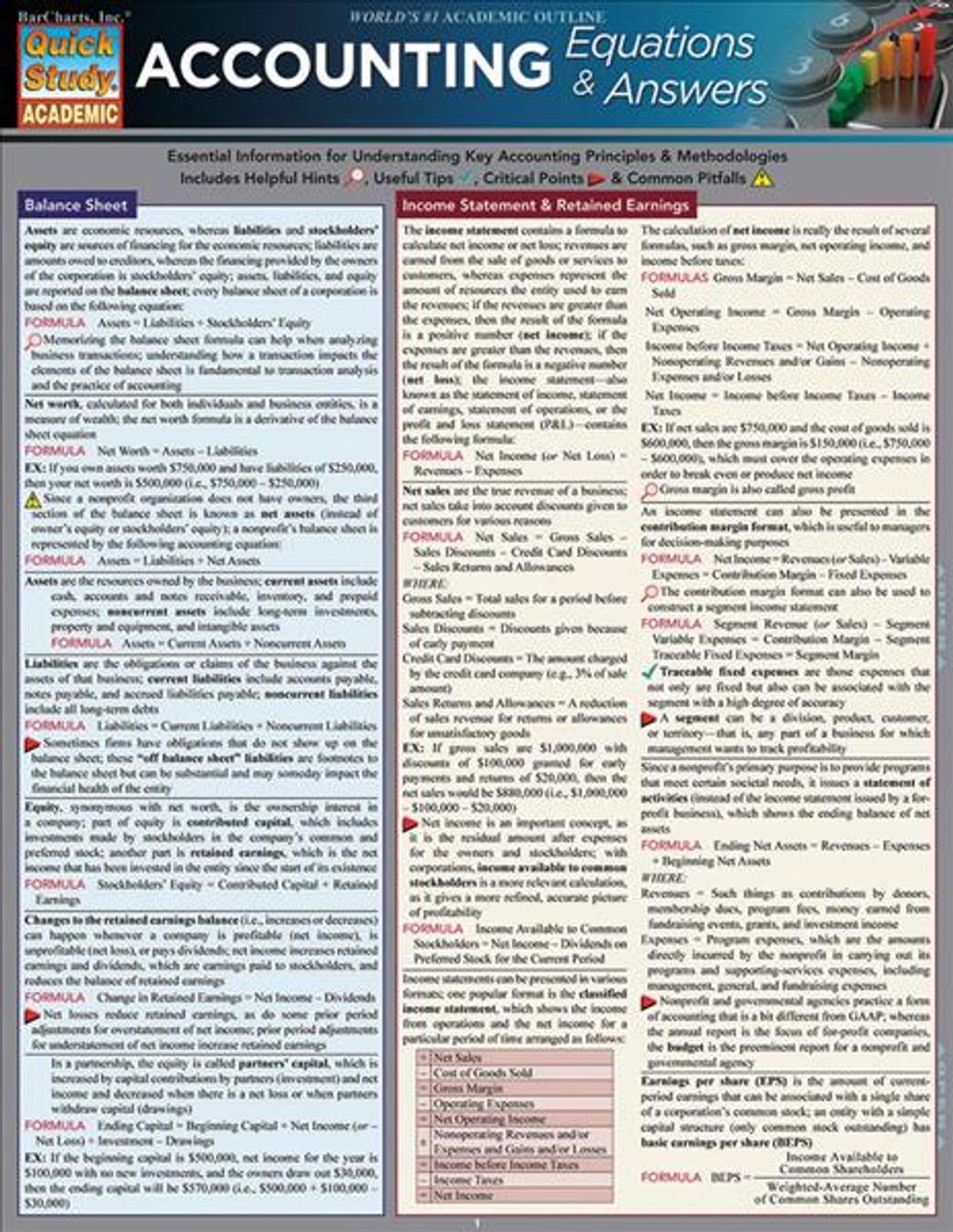 Accounting Equations & Answers by Michael P. Griffin - ISBN: 9781423218173