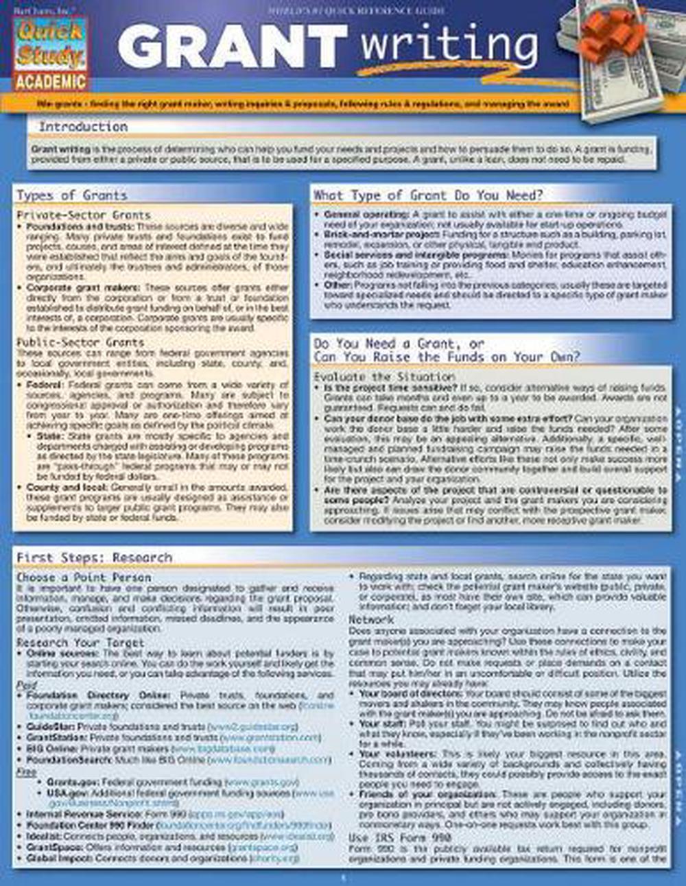 Grant Writing, 9781423218678