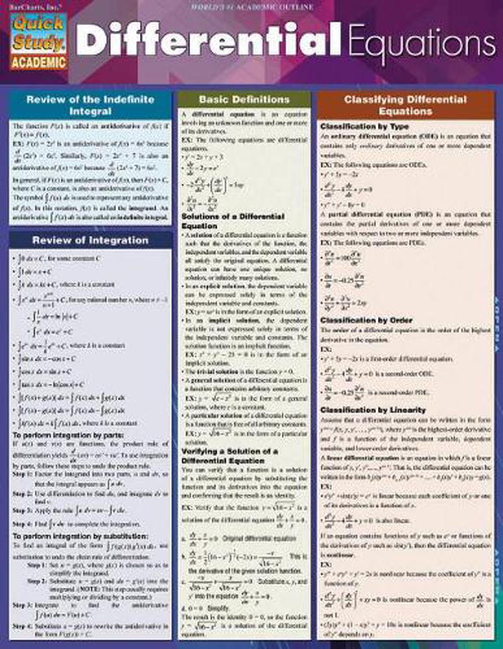 Differential Equations, 9781423220329
