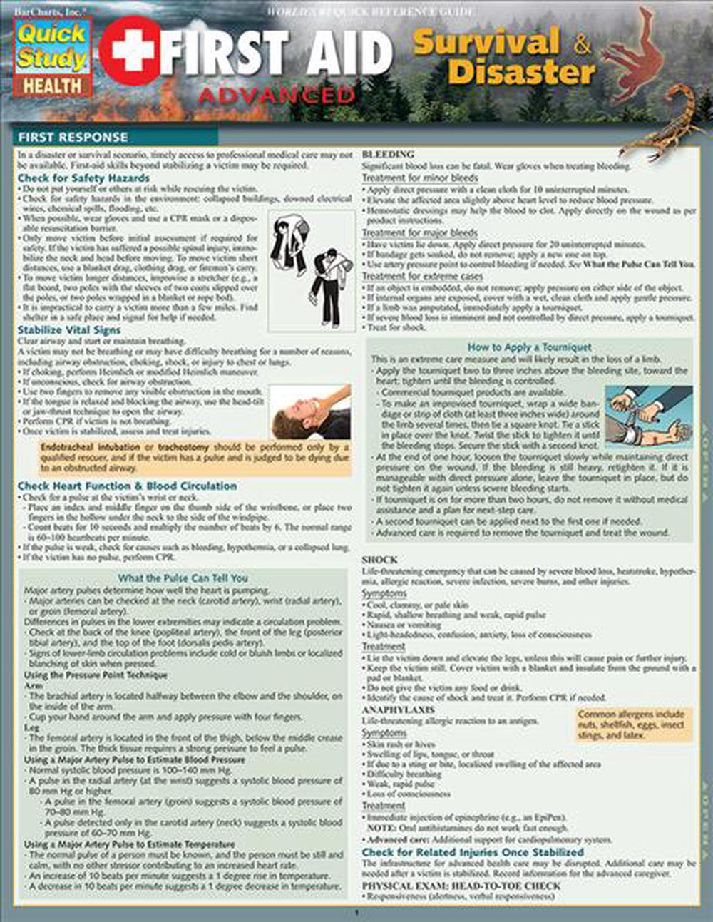 First Aid Advanced - Survival & Disasters, 9781423231103