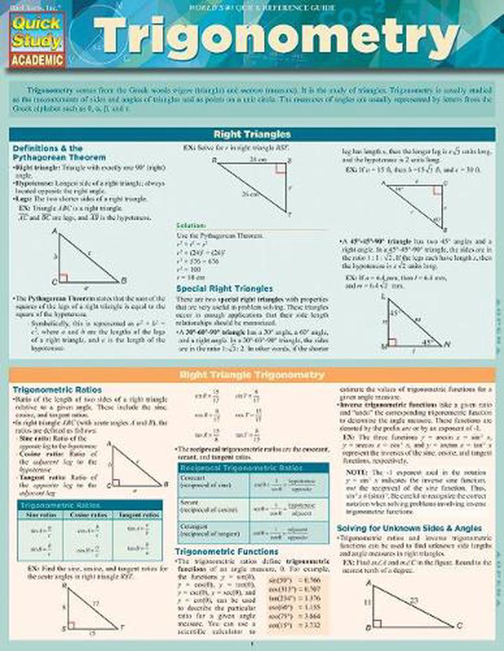 Trigonometry, 9781423233220