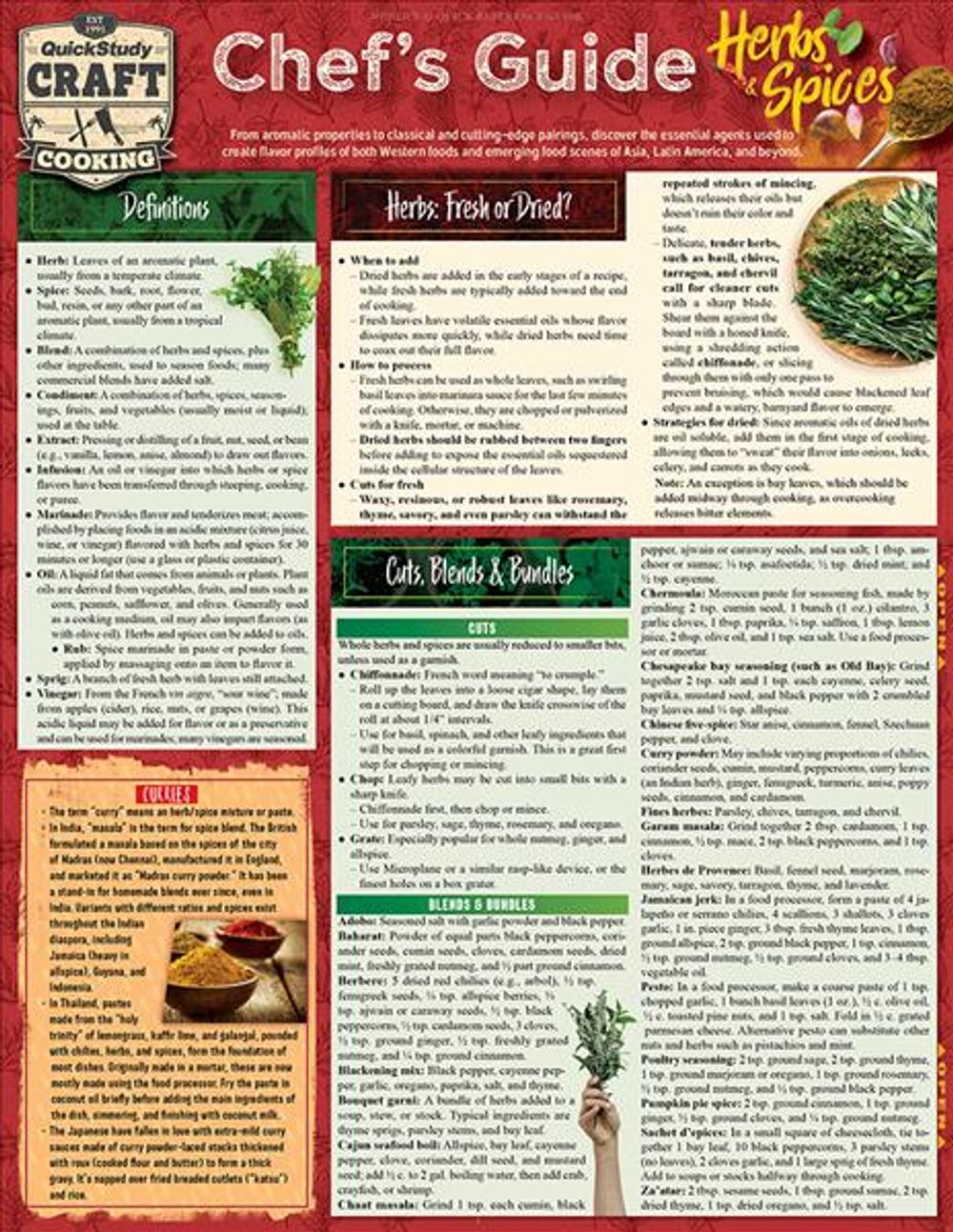 Chef's Guide to Herbs & Spices by Jay Weinstein - ISBN: 9781423239772