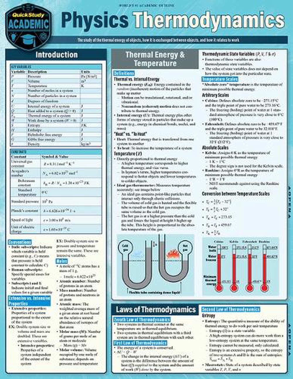 Physics - Thermodynamics, 9781423241850