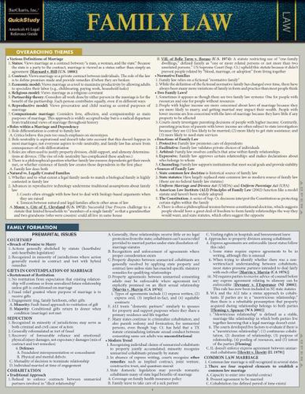 Family Law, 9781423246176