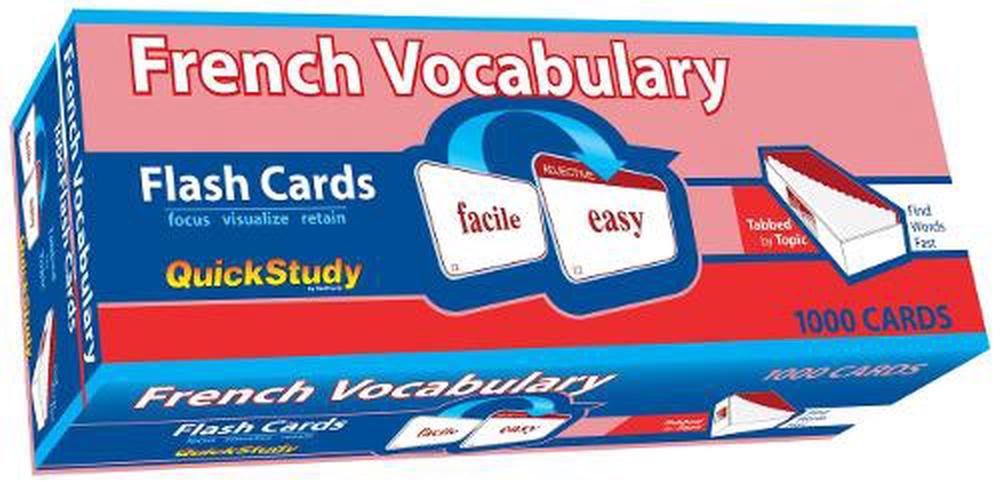 French Vocabulary Flash Cards, 9781423249443