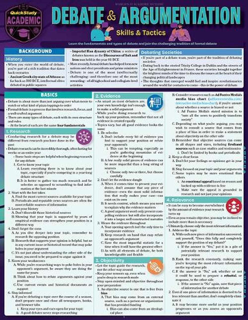 Debate & Argumentation - Skills & Tactics, 9781423251255