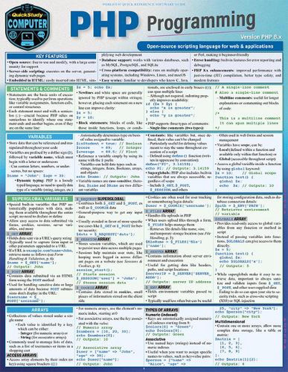 PHP Programming, 9781423251262
