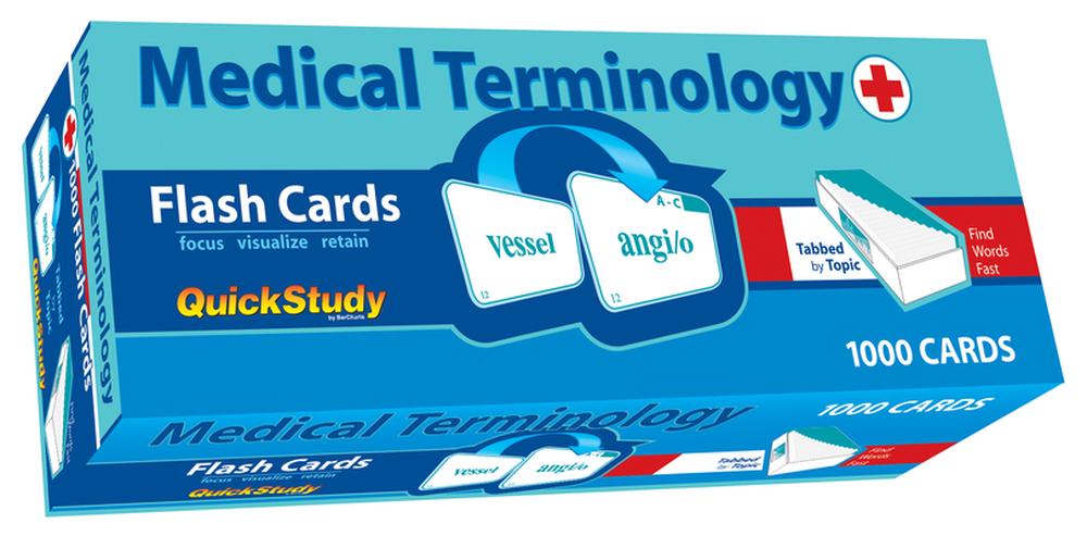 Medical Terminology 1000 Flash Cards, 9781423251392