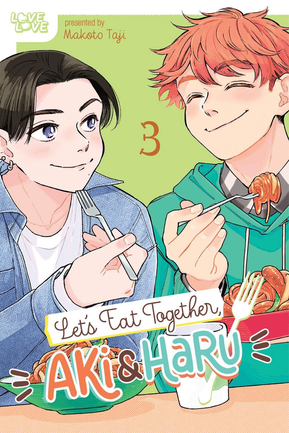 Let's Eat Together, Aki and Haru, Volume 3 by Taji Makoto - ISBN: 9781427878519
