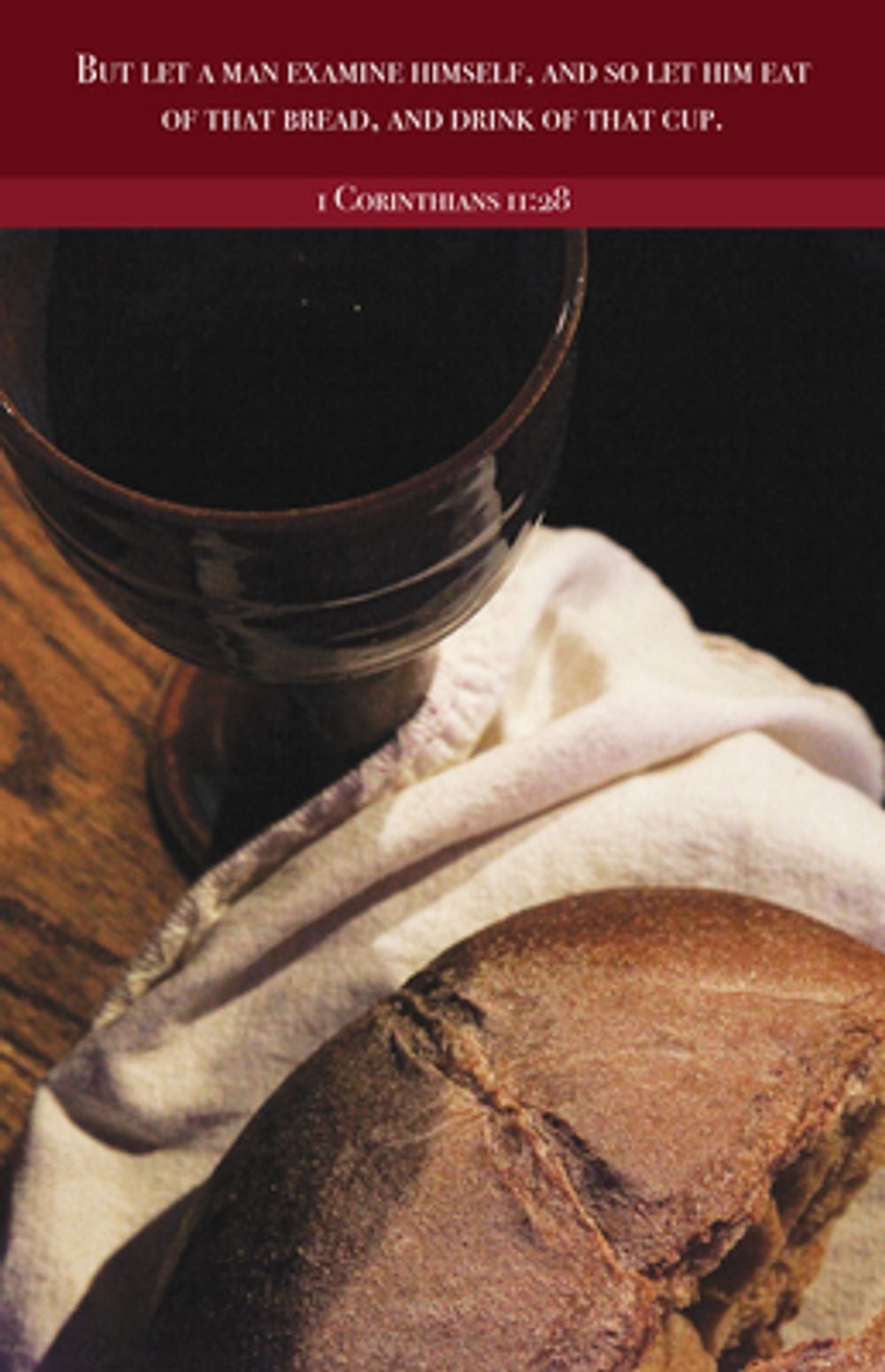 Communion Bulletin: Examine (Package of 100) by Broadman Church Supplies Staff - ISBN: 9781430084235