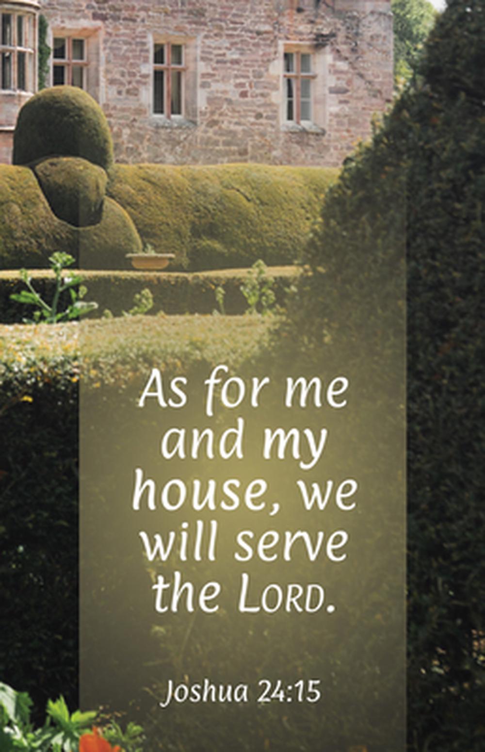 General Worship Bulletin: As For Me (Package Of 100), 9781430084624