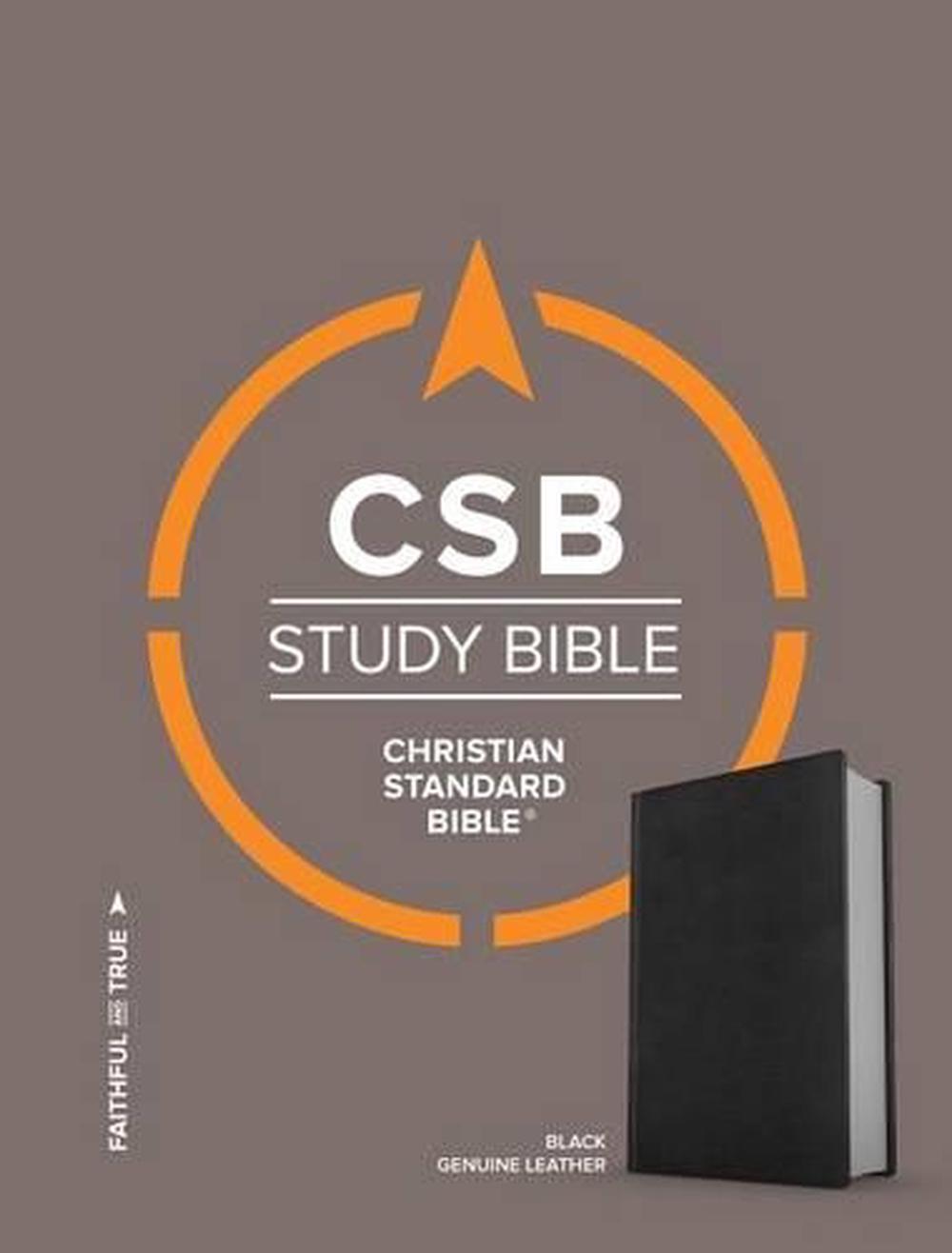 CSB Study Bible, Brown Genuine Leather by CSB Bibles by Holman CSB ...