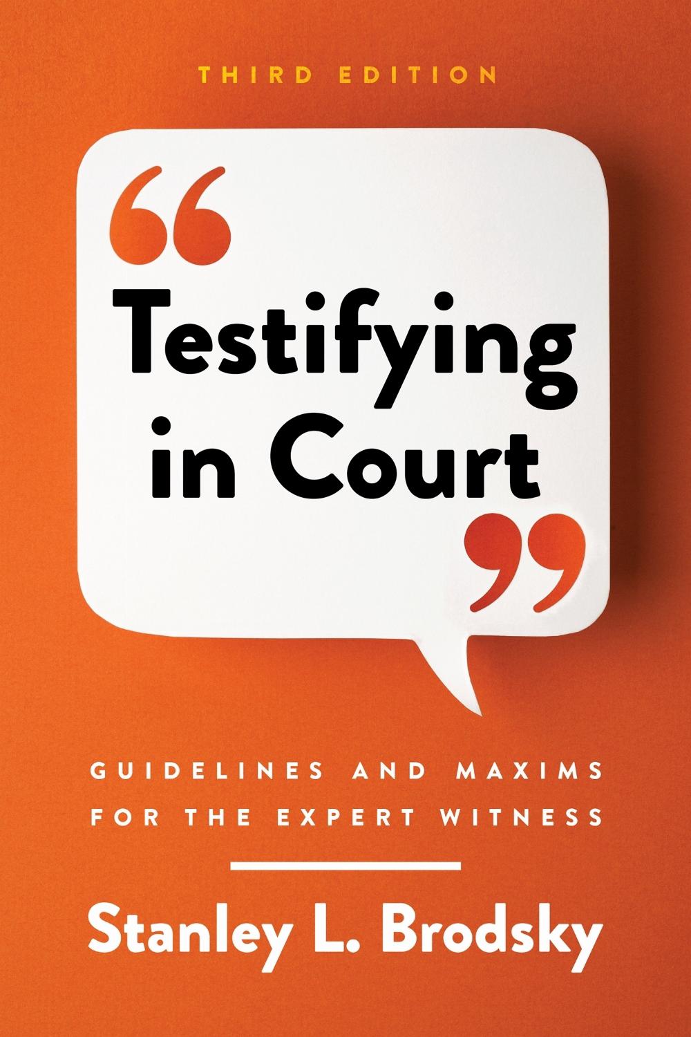 Testifying in Court, 9781433836329