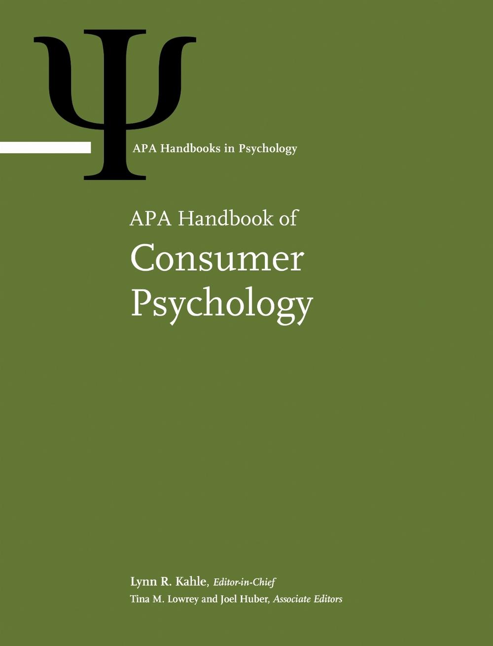 APA Handbook of Consumer Psychology, 9781433836428