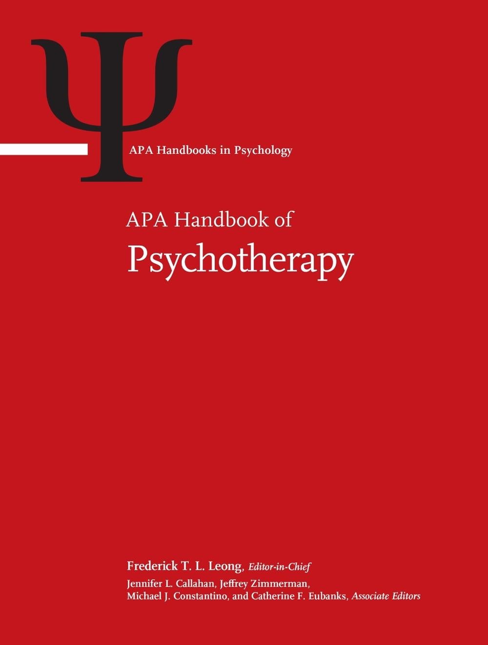 APA Handbook of Psychotherapy by Jeffrey Zimmerman - ISBN: 9781433836749