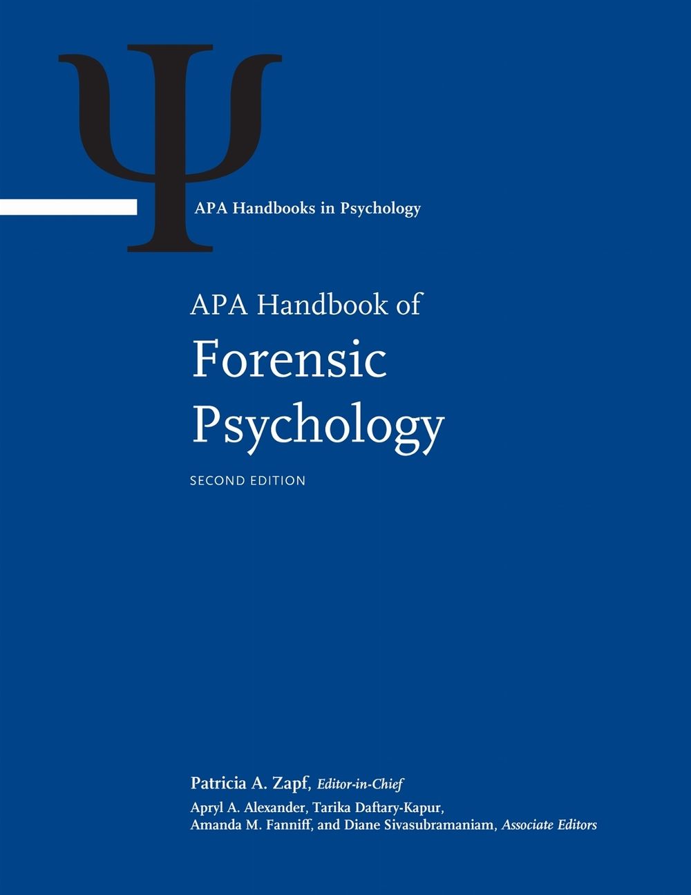 APA Handbook of Forensic Psychology by Patricia A. Zapf - ISBN: 9781433843273