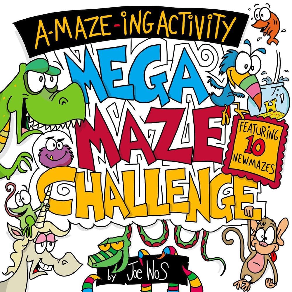 A-MAZE-ING Activity: Mega Maze Challenge by Joe Wos - ISBN: 9781438089256
