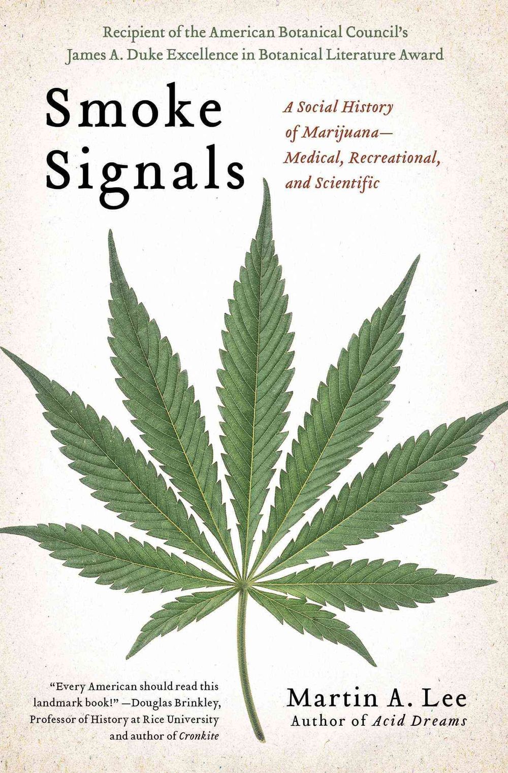 Smoke Signals by Martin A. Lee - ISBN: 9781439102619