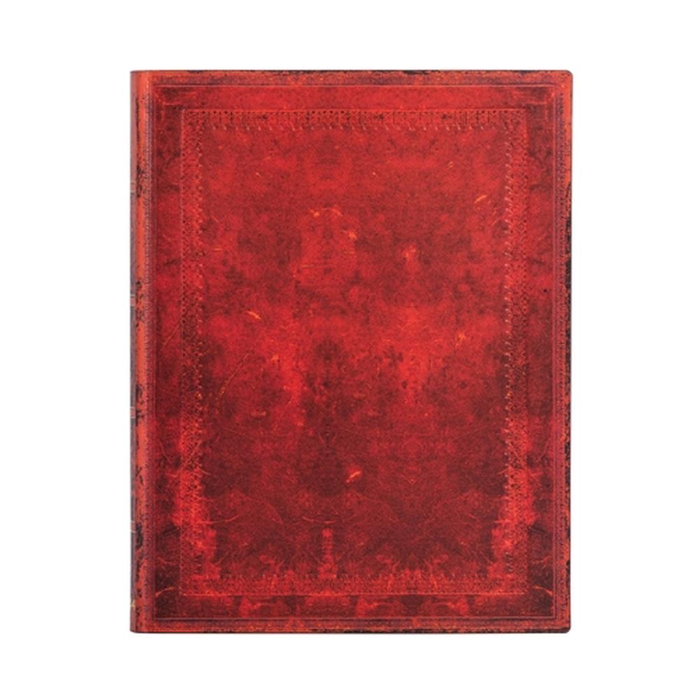 Paperblanks 2024 Red Moroccan Bold Old Leather Collection 12Month