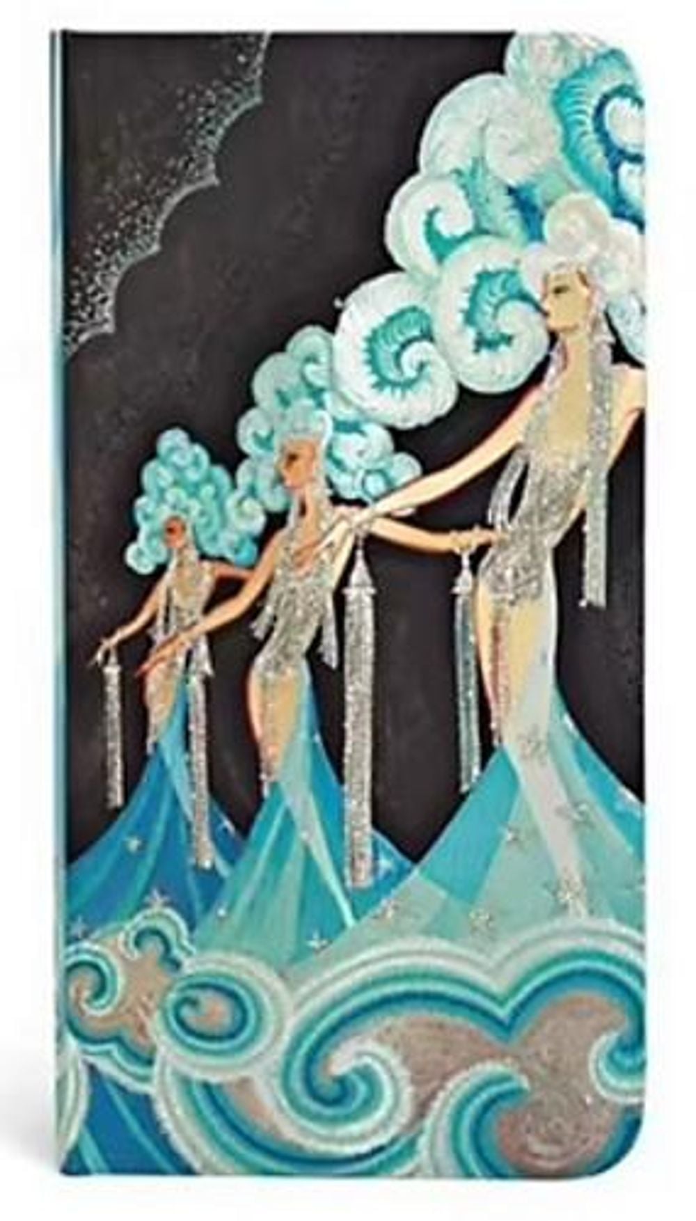 Paperblanks Plume (Vintage Vogue) Slim Lined Hardcover Journal (Elastic Band Closure) by Paperblanks - ISBN: 9781439715130