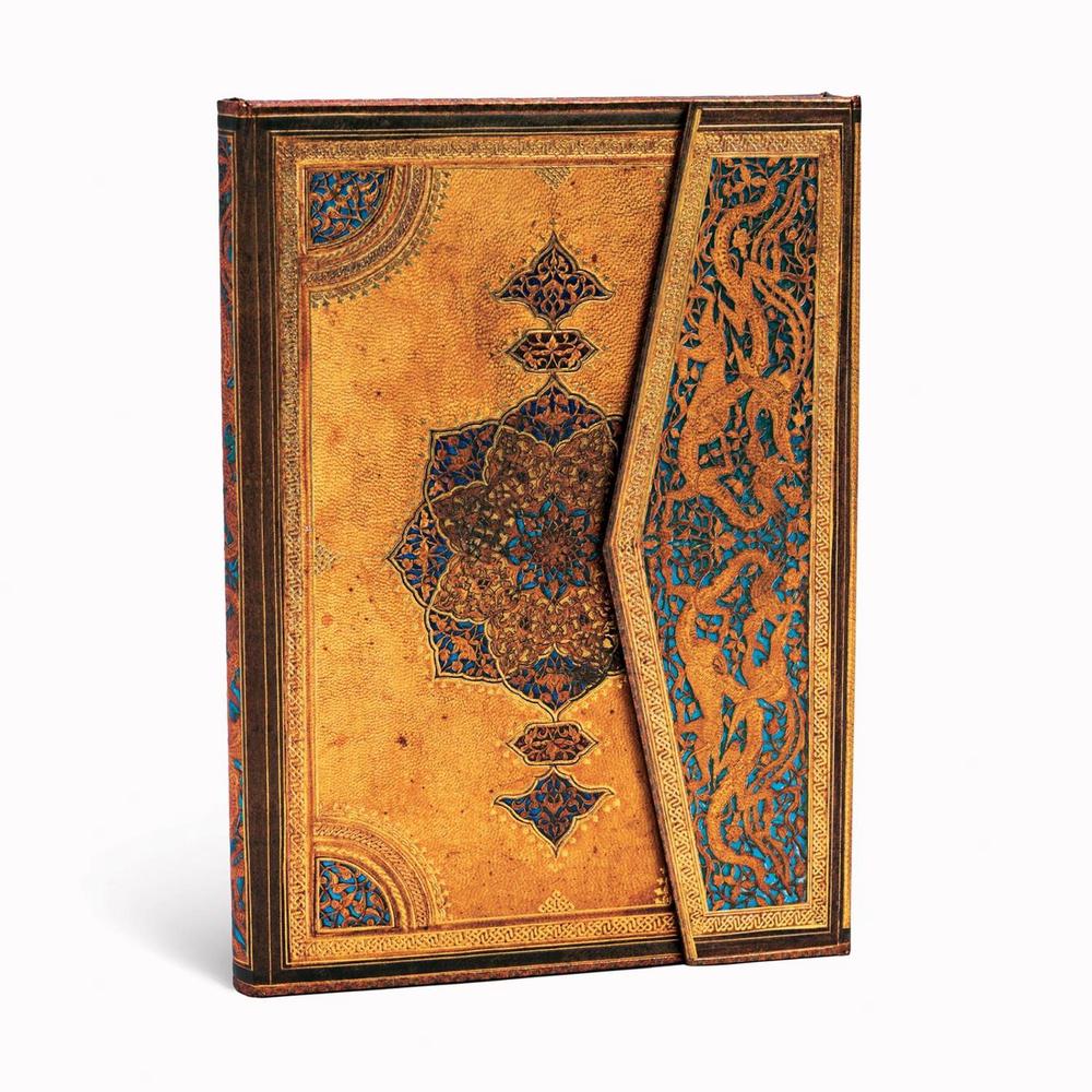 Paperblanks Safavid (Safavid Binding Art) Midi Lined Hardcover Journal by Paperblanks - ISBN: 9781439716021