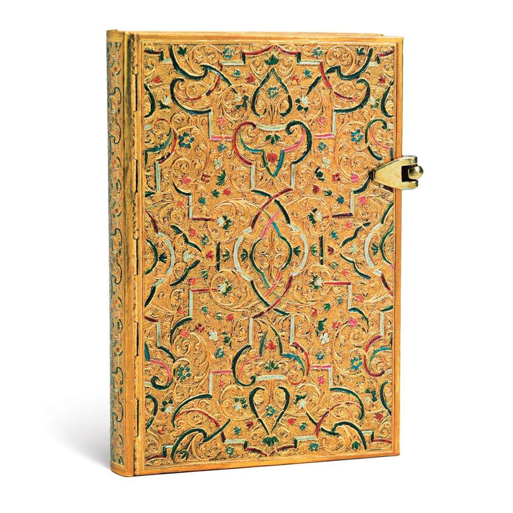 Paperblanks Gold Inlay Lined Journal - Mini by Paperblanks - ISBN: 9781439725351