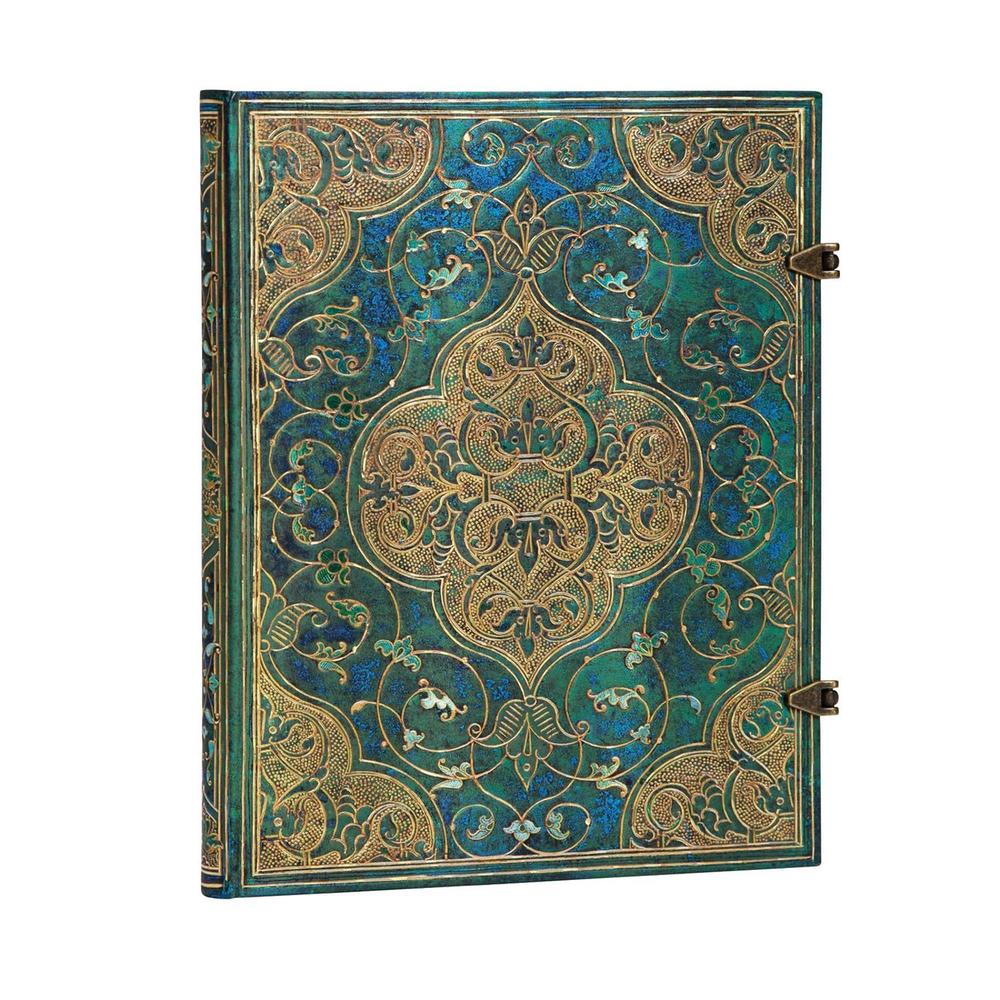 Paperblanks Turquoise Chronicles Ultra Lined Hardcover Journal, 9781439732137