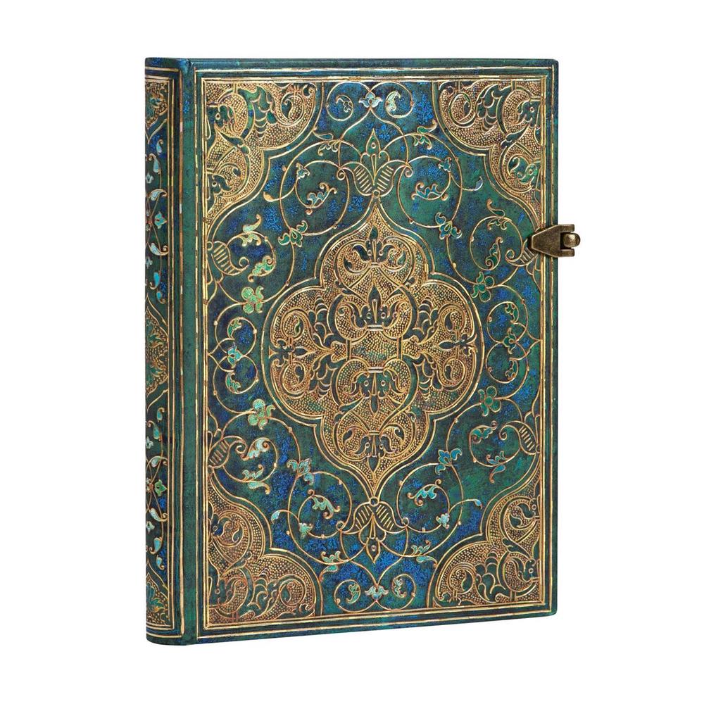 Turquoise Chronicles Midi Lined Hardcover Journal, 9781439732144
