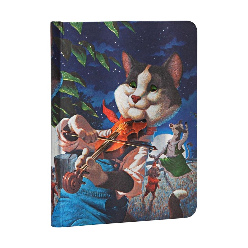 Paperblanks Cat and the Fiddle Lined Hardcover Journal by Paperblanks - ISBN: 9781439732212